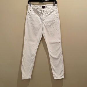 NYDJ White Skinny Ankle Jeans, size 4